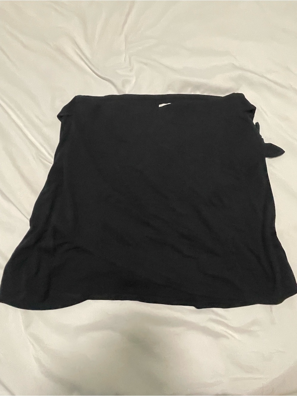 Wilfred Black Mini Skirt with side knot Size S
